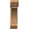 Ekena Millwork Thorton Slat Smooth Bracket w/ Offset Brace, Western Red Cedar, 7 1/2"W x 28"D x 28"H BKT0806X28X28THR06SWR - alternate 4